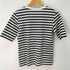 アニエスベー agnes b. クルーネック半袖ボーダーTシャツ レディース