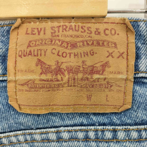 リーバイス Levis 80-90s 505 USA製 ボタン裏537 Rタブ テーパードデニムパンツ メンズ 36/30