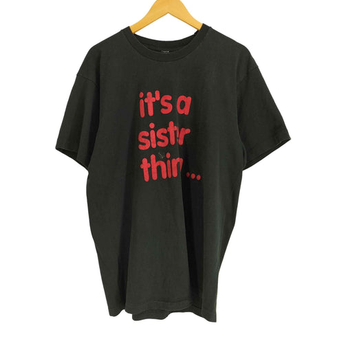 it's a sister thing両面プリント 袖裾シングル S/S tシャツ メンズ