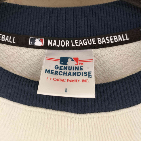 ジェニュインマーチャンダイズ GENUINE MERCHANDISE MLBチームロゴプリント サイドライン クルーネックスウェット レディース import:L