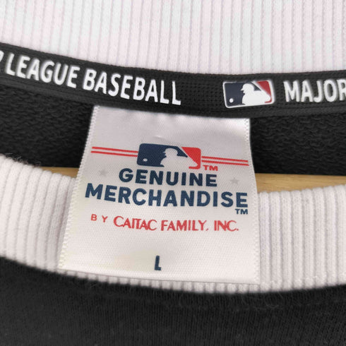 ジェニュインマーチャンダイズ GENUINE MERCHANDISE MLBチームロゴプリント サイドライン クルーネックスウェット レディース import:L