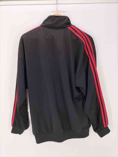 アディダス adidas 90-00S トレフォイルロゴ 万国旗タグ スリーストライプライン ジップアップ トラック ジャケット メンズ import:L