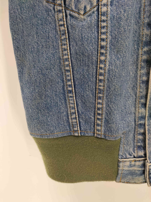 リーバイス Levis FOR GIRLS LOT 445 ファー ミリタリーリブ リメイク カスタム デニム トラッカー ジャケット レディース 34