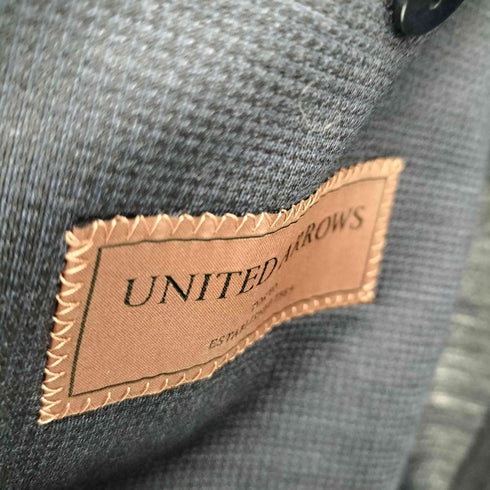 ユナイテッドアローズ UNITED ARROWS ジャージー ピンチェック W4B ジャケット S-MODEL メンズ JPN:44