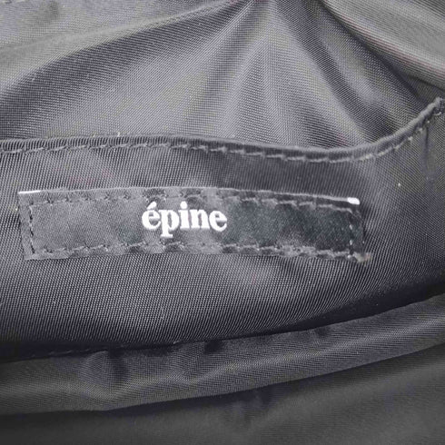 エピヌ epine ブラックキルティングチェーンバッグ レディース