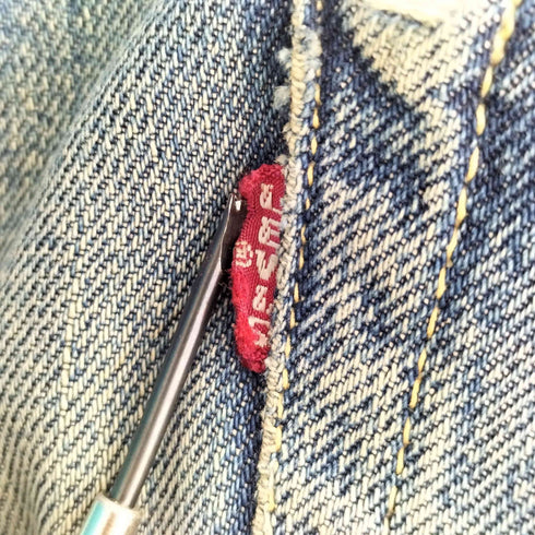 リーバイス Levis 501XX BIGE 隠しリベット Vステッチ ボタンフライ デニムパンツ メンズ