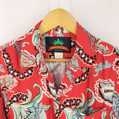 USA製 Pineapple Juice L/S アロハ シャツ メンズ import:S