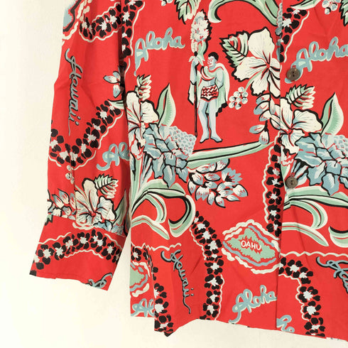 USA製 Pineapple Juice L/S アロハ シャツ メンズ import:S