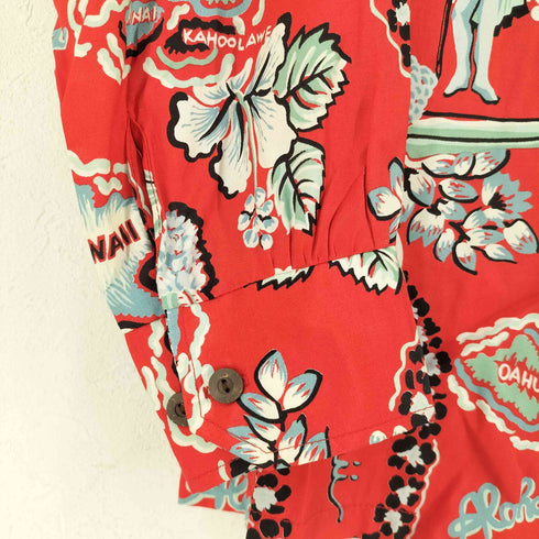 USA製 Pineapple Juice L/S アロハ シャツ メンズ import:S