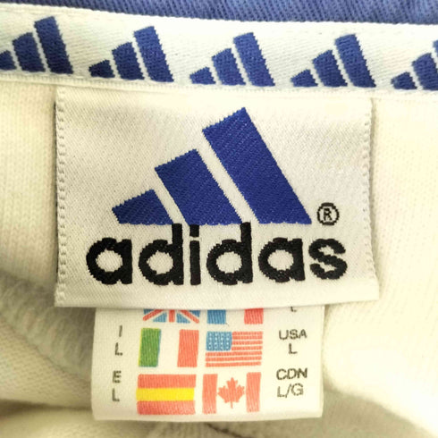 アディダス adidas 90s パフォーマンスロゴ 刺繍ラガーシャツ メンズ XXO