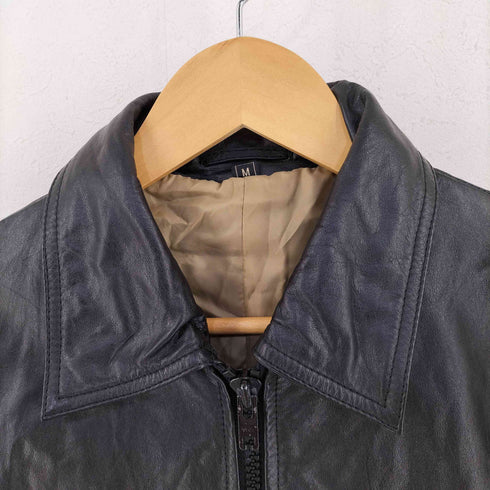 jubian フェイクレザージャケット メンズ import:M