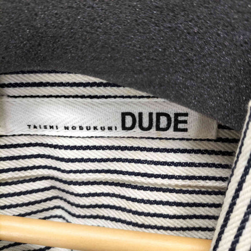 TAISHI NOBUKUNI DUDE ストライプジャンプスーツ メンズ