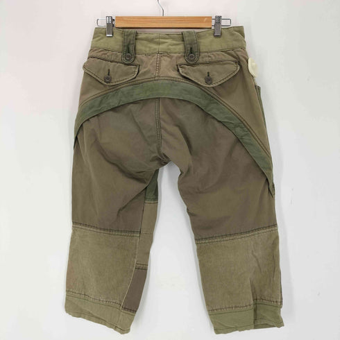 ジェネラルリサーチ GENERAL RESEARCH ツギハギパッチワークミリタリークロップドパンツ メンズ JPN:M