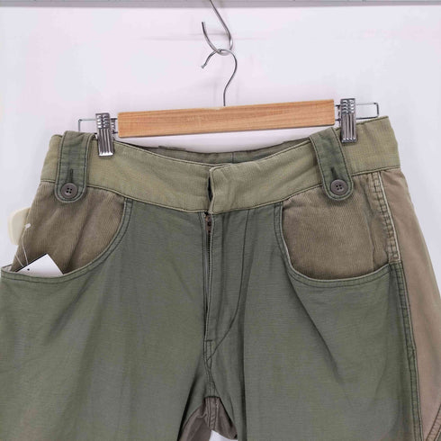 ジェネラルリサーチ GENERAL RESEARCH ツギハギパッチワークミリタリークロップドパンツ メンズ JPN:M