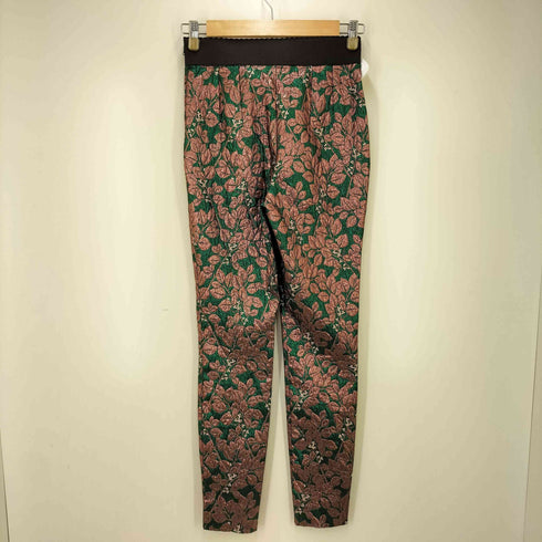 ドルチェアンドガッバーナ DOLCE&GABBANA 総柄 ジャガード スリムパンツ レディース 38