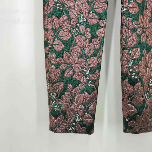 ドルチェアンドガッバーナ DOLCE&GABBANA 総柄 ジャガード スリムパンツ レディース 38