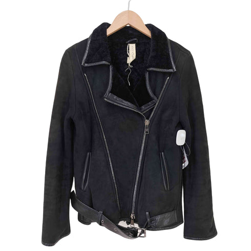 ジョルジオブラット Giorgio Brato マルチジップ ボア ムートンジャケット Y2K 短丈 レディース