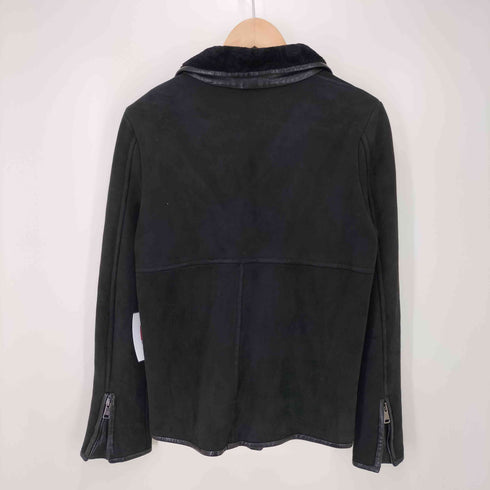 ジョルジオブラット Giorgio Brato マルチジップ ボア ムートンジャケット Y2K 短丈 レディース