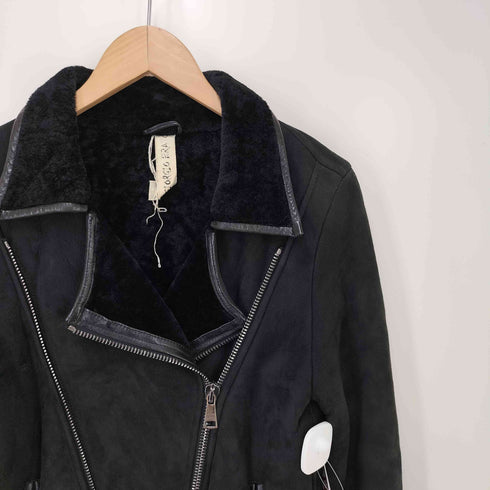 ジョルジオブラット Giorgio Brato マルチジップ ボア ムートンジャケット Y2K 短丈 レディース