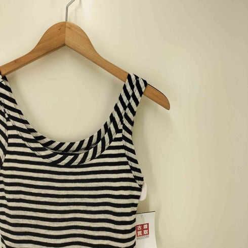 オールセインツ ALLSAINTS ボーダー柄 ロング キャミワンピース レディース
