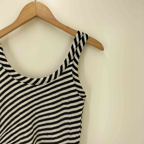 オールセインツ ALLSAINTS ボーダー柄 ロング キャミワンピース レディース