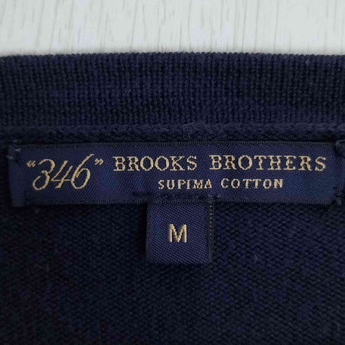 ブルックスブラザーズ 346 BROOKS BROTHERS SUPIMA COTTON ニットカーディガン レディース import:M
