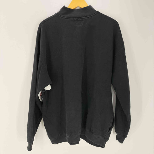 ギャップ Gap 90S デカタグ Dステッチ ポケット ハーフジップ スウェット メンズ import:XL