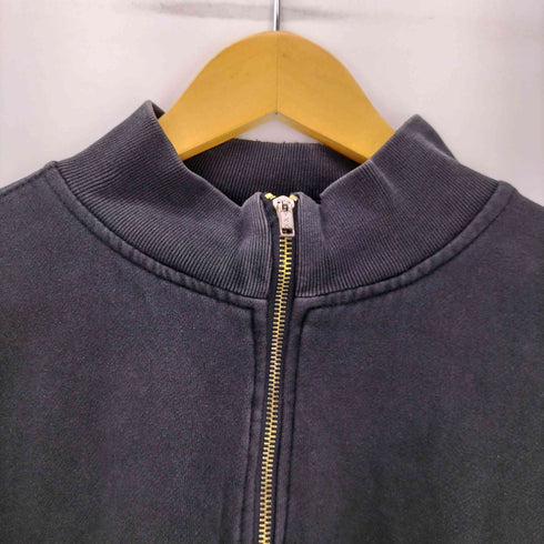 ギャップ Gap 90S デカタグ Dステッチ ポケット ハーフジップ スウェット メンズ import:XL