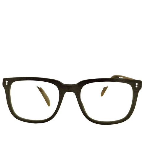 BROOKLYN SPECTACLES BENSON-A ウッドフレーム スクエアサングラス メンズ 145 50□19