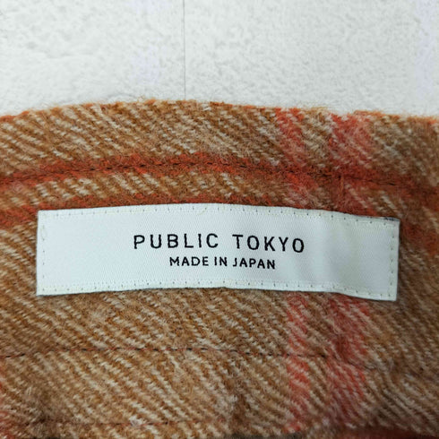 パブリックトウキョウ PUBLIC TOKYO ウールサイドジップロングスカート レディース FREE