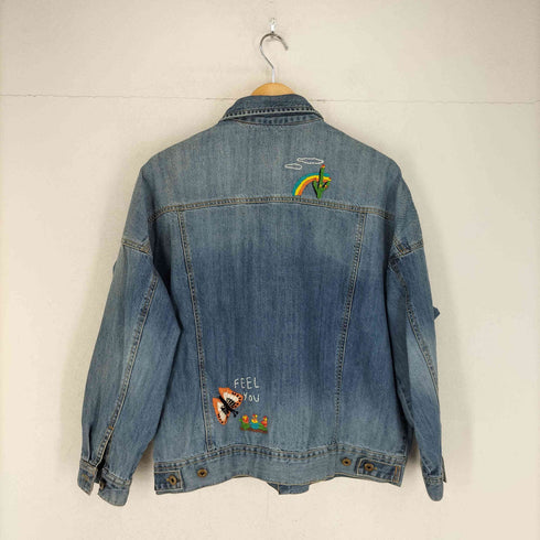 チチカカ TITICACA 刺繍トラッカーデニムジャケット レディース FREE