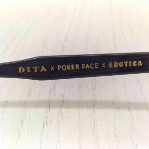 ディータ DITA POKERFACE EROTICA SYCAMORE ブラックフレーム スクエアサングラス メンズ 145 51□17