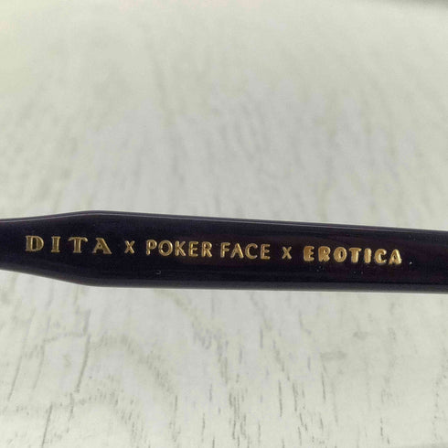 ディータ DITA POKERFACE EROTICA SYCAMORE ブラックフレーム スクエアサングラス メンズ 145 51□17