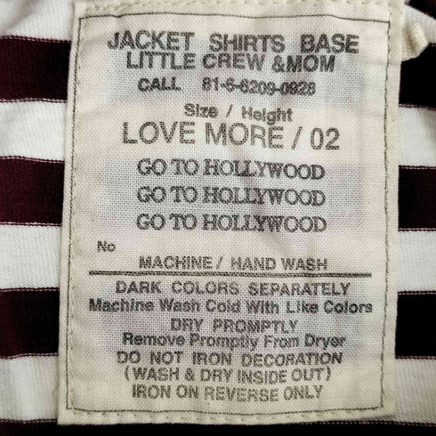 ゴートゥーハリウッド GO TO HOLLYWOOD ビンテージボーダーテンジク スクウエア TEE レディース