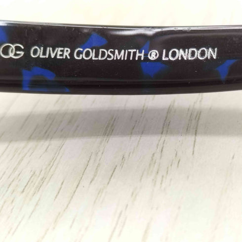 オリバーゴールドスミス OLIVER GOLDSMITH イタリア製 COMMANDANT BLUE TORTOISESHELL メンズ 53□20 145