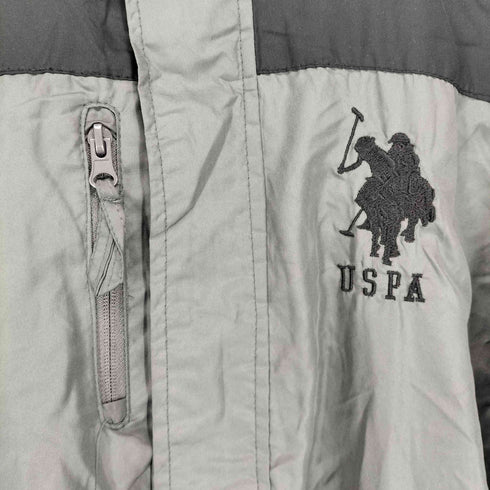 ユーエスポロアッスン U.S.POLO ASSN ナイロン×フリース リバーシブルマウンテンジャケット レディース XL