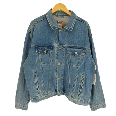 オールドネイビー OLD NAVY BLUE JEANS 90S 3rd型 フラップポケット デニム ジャケット メンズ import:L