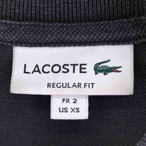 ラコステ LACOSTE ロゴ刺繍 S/S ポロシャツ メンズ XS