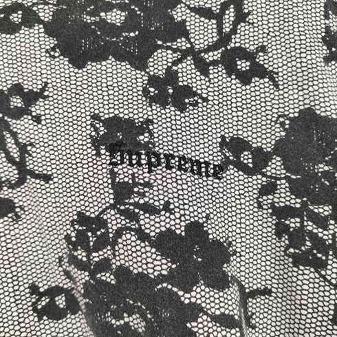 シュプリーム Supreme 17SS LONG SLEEVE LACE FLORAL メンズ M
