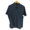 ラルフローレン RALPH LAUREN CLASSIC FIT 総柄 ロゴ 国旗 プリント B.D. S/S サッカー シャツ メンズ import:M