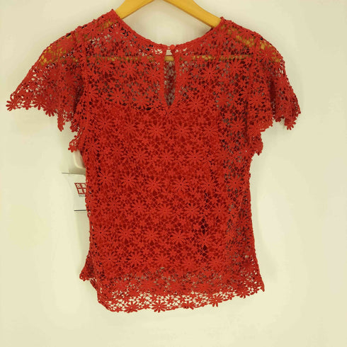 ラルフローレン RALPH LAUREN フラワーレース S/S ブラウス レディース import:S