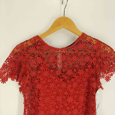 ラルフローレン RALPH LAUREN フラワーレース S/S ブラウス レディース import:S