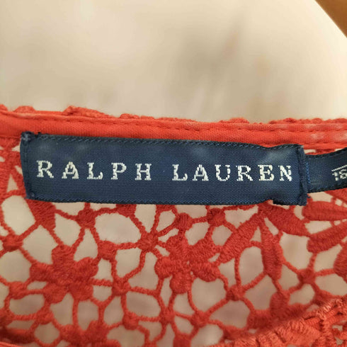 ラルフローレン RALPH LAUREN フラワーレース S/S ブラウス レディース import:S