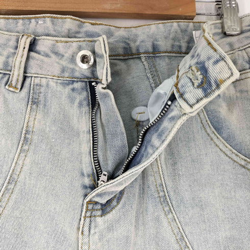 ペインターデニムパンツ サイドジップ メンズ