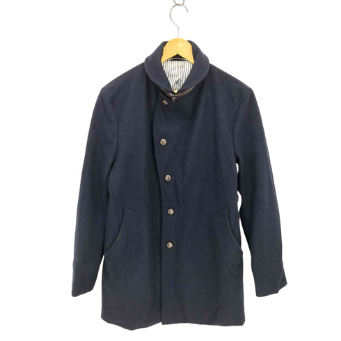 スーツカンパニー THE SUIT COMPANY クルミボタン ウールメルトン ショールカラージャケット メンズ L