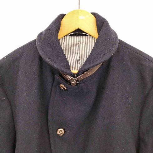 スーツカンパニー THE SUIT COMPANY クルミボタン ウールメルトン ショールカラージャケット メンズ L