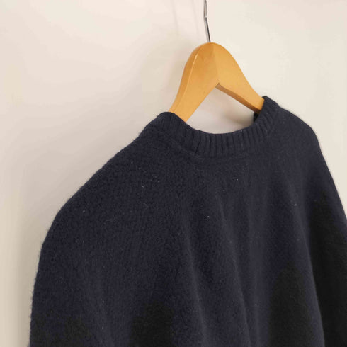 バブアー Barbour Classic Tartan タータンチェック アームパッチ ラグランスリーブ ウール ニット セーター メンズ import:L