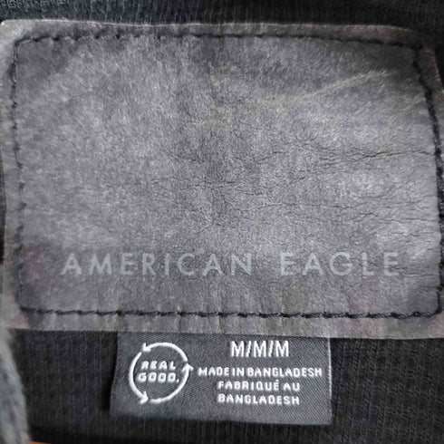 アメリカンイーグル AMERICAN EAGLE フード付きデニムジャケット メンズ M