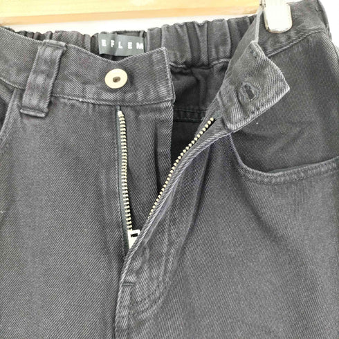 レフレム REFLEM ベルトデザインカーゴデニムパンツ レディース