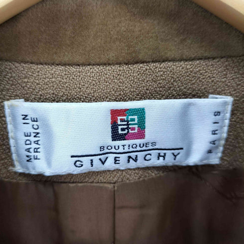 ジバンシィ GIVENCHY OLD 襟&袖コーデュロイ 4Bジャケット レディース